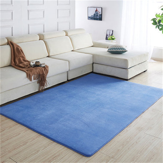 Solid Color Bathroom Toilet Floor Mat Entrance Home Use Non-slip Water-absorbing Quick-drying Door Mat