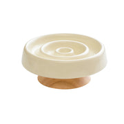 Ceramic Dog Slow Feeder Bowl Anti-Gulping Cat Food Dish Bowls Pet Cat Puzzle Food Bowl Puppy Dogs Cat Feeding Container