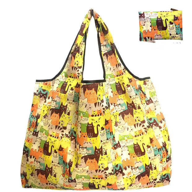Japanese Cartoon Foldable Eco Bag Oxford Cloth